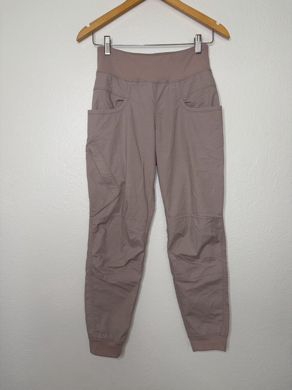 Prana Women's Kanab Pant in Light Pink Pull On Size XS Outdoor Hiking